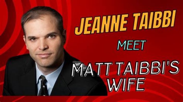 Unveiling The Identity And Impact Of Matt Taibbi's Wife